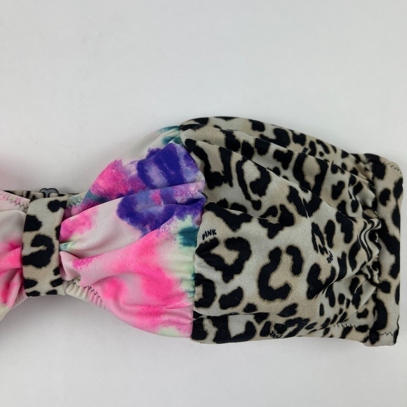 Victorias Secret Pink Bikini Top Leopard Sm Pet - Picture 4 of 6